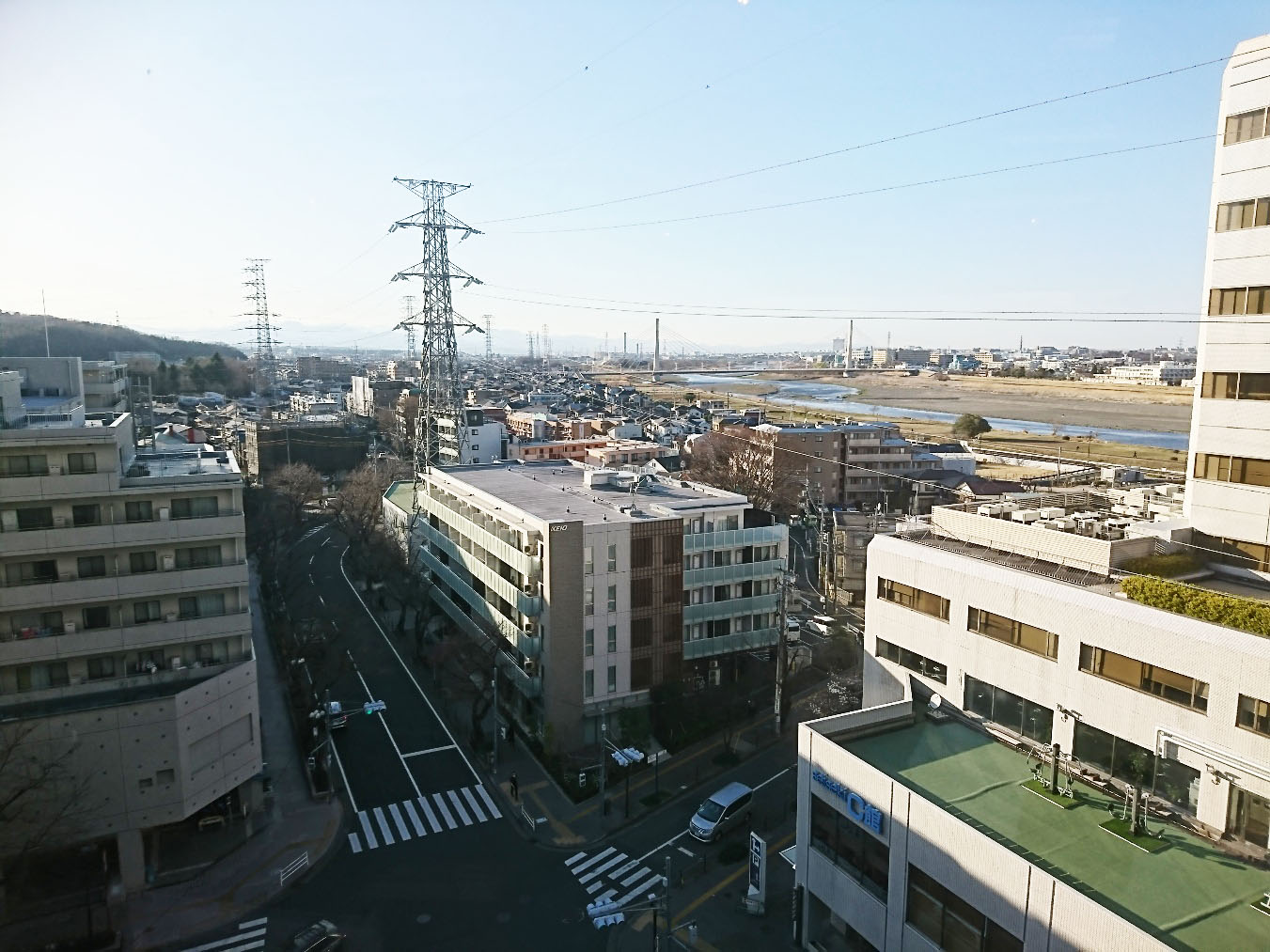 聖蹟桜ヶ丘店からの眺め