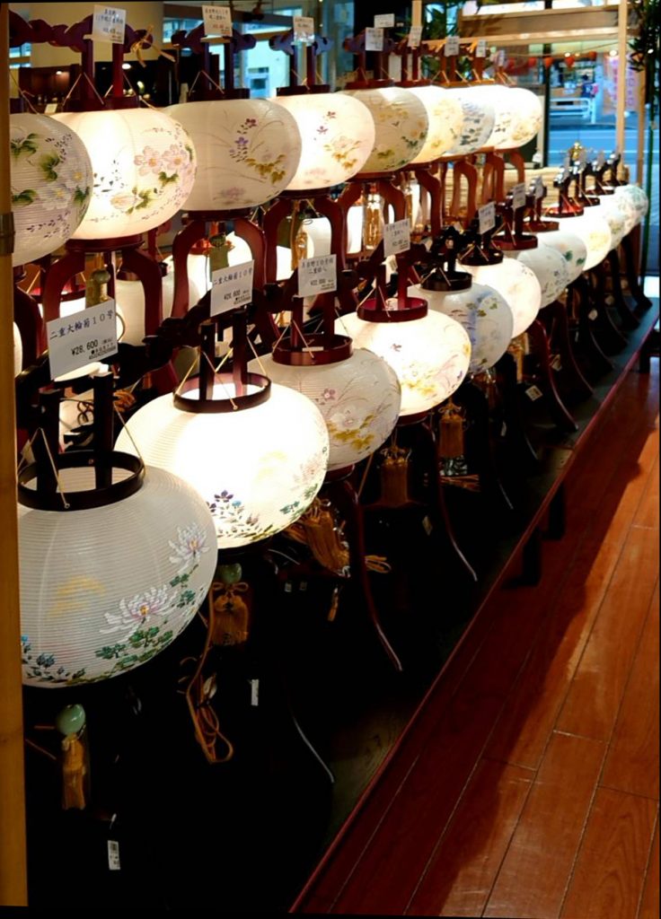 立川総本店　お盆フェア　盆提灯