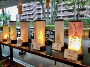 コンパクトな提灯