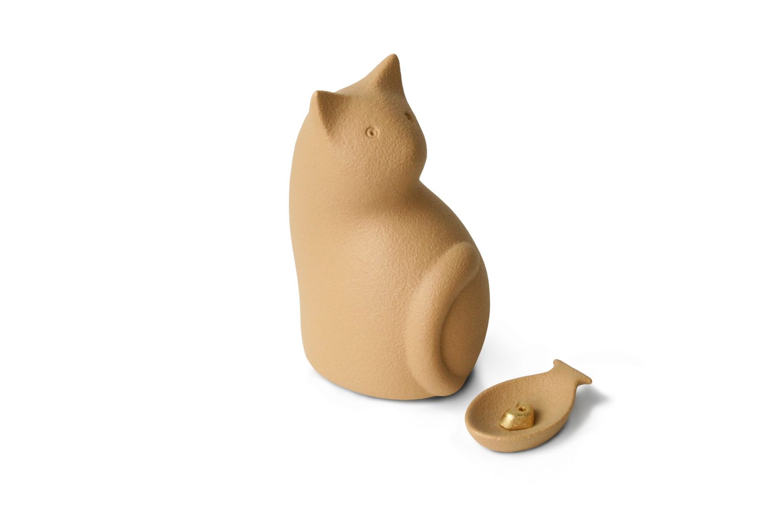 お仏壇のセレモア ミーチョBタイプ　キャメル｜コッコリーノ　ペット分骨壺　猫