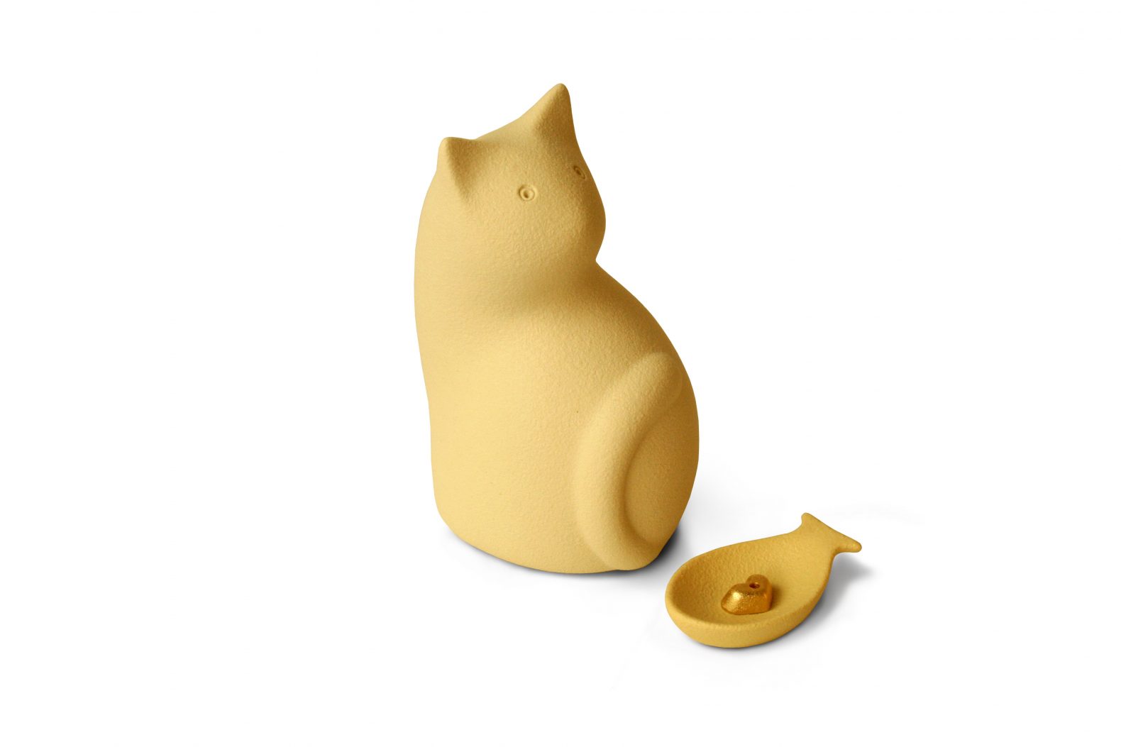 お仏壇のセレモア ミーチョBタイプ　イエロー｜コッコリーノ　ペット分骨壺　猫
