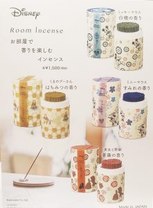 ディズニーキャラクター柄のお線香　　Disney Room Incense　≪ディズニー ルームインセンス≫　ららぽーと立川立飛店