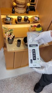 お仏壇のお掃除　香炉灰