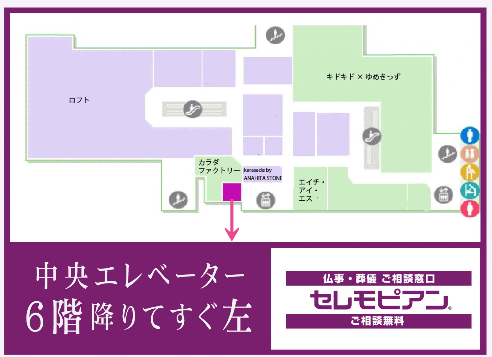 セレオ八王子　アクセスマップ