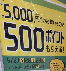 セレオ八王子ポイントUPキャンペーン