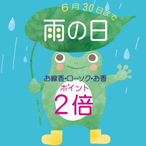 6月雨の日インスタキャンペーン