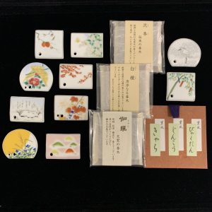 薫風三種　白檀　沈香　伽羅　お香　四季の香立