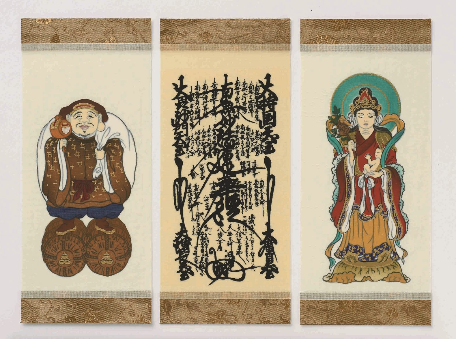 お仏壇のセレモア 現代掛軸 華