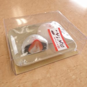 お仏壇のセレモア　京王聖蹟桜ケ丘店　京王百貨店　好物ローソク　カメヤマ　いちご大福キャンドル
