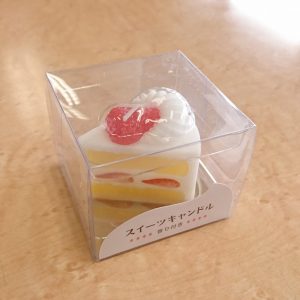 お仏壇のセレモア　京王聖蹟桜ケ丘店　京王百貨店　好物ローソク　カメヤマ　ショートケーキキャンドル