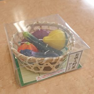 お仏壇のセレモア　京王聖蹟桜ケ丘店　京王百貨店　好物ローソク　カメヤマ　野菜キャンドル