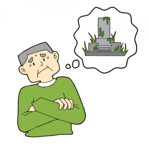 お墓をお引越しするには　墓じまいと改葬について詳しく解説致します　墓じまいとは　墓じまいが増えている理由とは　年齢や体力の低下でお墓が管理できない　イメージ画像